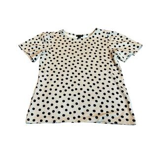 3/$15 ANN TAYLOR Polka Dot Short Sleeve Top